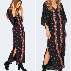 Amuse Society | Embroidered Casual Mona Maxi Dress